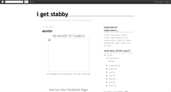 Desktop Screenshot of igetstabby.blogspot.com