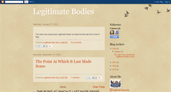 Desktop Screenshot of legitimatebodies.blogspot.com