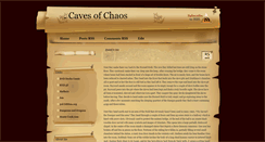 Desktop Screenshot of cavesofchaos.blogspot.com