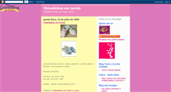 Desktop Screenshot of chinelinhosemtecido.blogspot.com