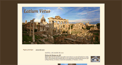 Desktop Screenshot of latiumvetus.blogspot.com