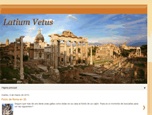 Tablet Screenshot of latiumvetus.blogspot.com