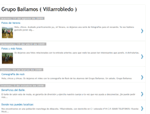 Tablet Screenshot of grupobailamos.blogspot.com