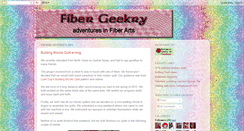 Desktop Screenshot of fibergeekery.blogspot.com