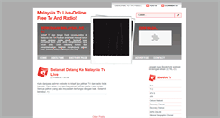 Desktop Screenshot of malaysiatvlive.blogspot.com