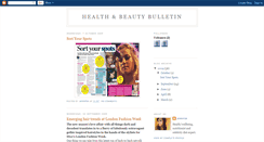 Desktop Screenshot of healthandbeautybulletin.blogspot.com