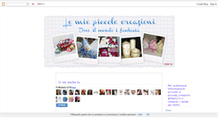 Desktop Screenshot of lemiepieccolecreazioni.blogspot.com