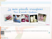 Tablet Screenshot of lemiepieccolecreazioni.blogspot.com