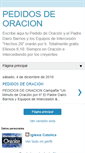 Mobile Screenshot of pedidodeoracion.blogspot.com