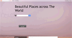 Desktop Screenshot of beautifulplaceintheworld.blogspot.com