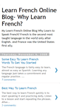 Mobile Screenshot of learnfrenchquickly.blogspot.com