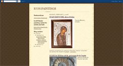 Desktop Screenshot of iconpaintings.blogspot.com