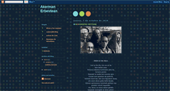 Desktop Screenshot of akermaner.blogspot.com