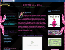 Tablet Screenshot of emotionaldiva.blogspot.com