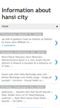 Mobile Screenshot of hansicity.blogspot.com