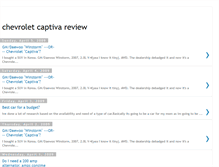 Tablet Screenshot of chevrolet-captiva-review.blogspot.com