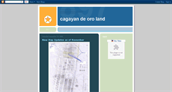 Desktop Screenshot of cagayandeoroland.blogspot.com