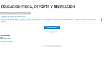 Tablet Screenshot of educacionfisicadeporteyrecreacion.blogspot.com