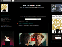 Tablet Screenshot of now-you-see-me-trailer.blogspot.com