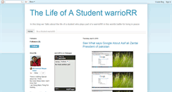 Desktop Screenshot of lifeofstudentwarriorr.blogspot.com