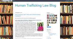 Desktop Screenshot of humantraffickinglaw.blogspot.com