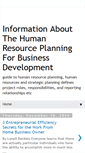 Mobile Screenshot of besthumanresourceplanning.blogspot.com