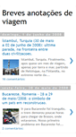 Mobile Screenshot of brevesanotacoesdeviagem.blogspot.com