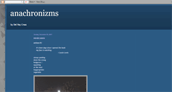 Desktop Screenshot of anachronizms.blogspot.com