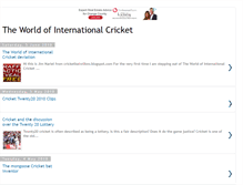 Tablet Screenshot of cricketbatwillow.blogspot.com