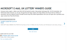 Tablet Screenshot of microsoftlottery.blogspot.com