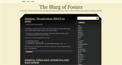 Desktop Screenshot of fosnez.blogspot.com