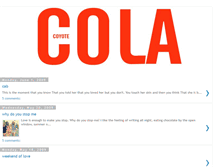 Tablet Screenshot of coyotecola.blogspot.com