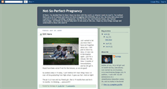 Desktop Screenshot of not-so-perfect-pregnancy.blogspot.com