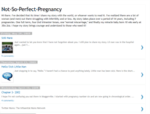 Tablet Screenshot of not-so-perfect-pregnancy.blogspot.com