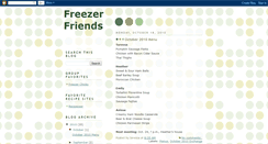 Desktop Screenshot of myfreezerfriends.blogspot.com