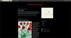 Desktop Screenshot of creatingbeauty-mary.blogspot.com