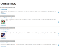 Tablet Screenshot of creatingbeauty-mary.blogspot.com