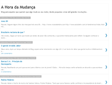 Tablet Screenshot of ahoradamudanca.blogspot.com