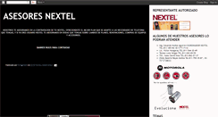 Desktop Screenshot of multiservicios-nextel.blogspot.com