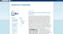 Desktop Screenshot of mamunbansal.blogspot.com