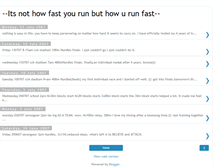 Tablet Screenshot of howyourunfast.blogspot.com