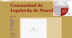 Desktop Screenshot of izquierdamacul.blogspot.com