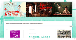 Desktop Screenshot of elcementeriodeloslibros.blogspot.com