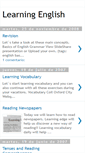 Mobile Screenshot of learningenglish07.blogspot.com