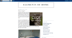 Desktop Screenshot of elementsofhome.blogspot.com