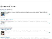 Tablet Screenshot of elementsofhome.blogspot.com