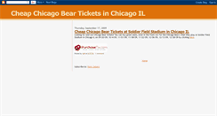 Desktop Screenshot of cheap-chicago-bear-tickets-chicago-il.blogspot.com