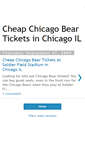 Mobile Screenshot of cheap-chicago-bear-tickets-chicago-il.blogspot.com