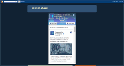Desktop Screenshot of hukukadami.blogspot.com