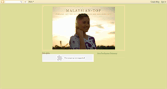 Desktop Screenshot of malaysian-top.blogspot.com